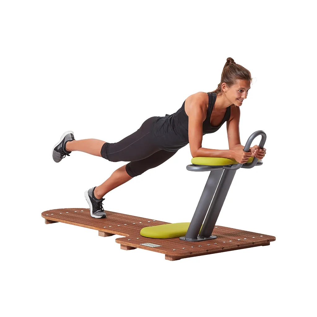 Stație fitness Plank pentru core - Circuit Coloană Outdoor Campus